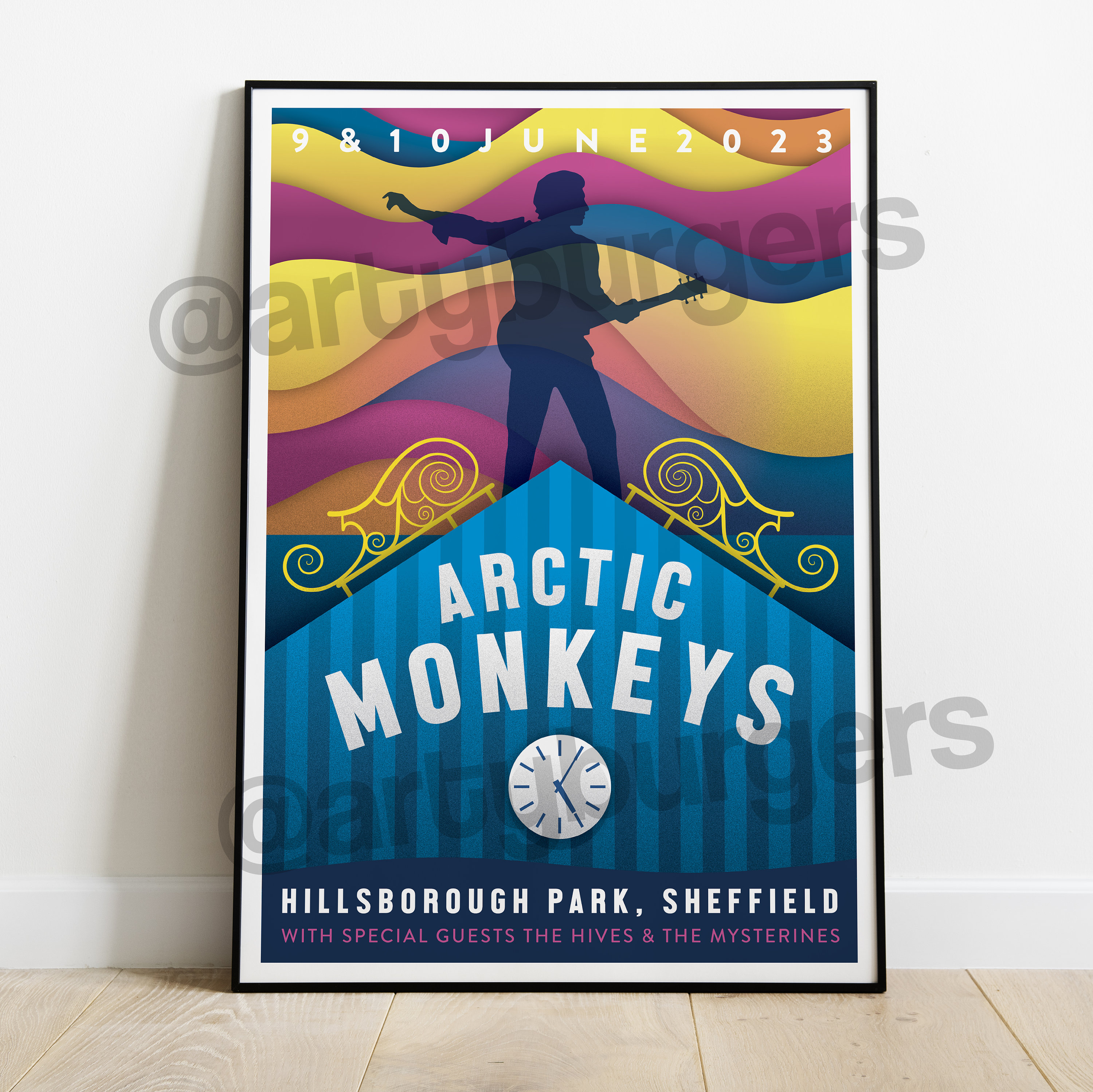 Arctic Monkeys Live Tour Poster