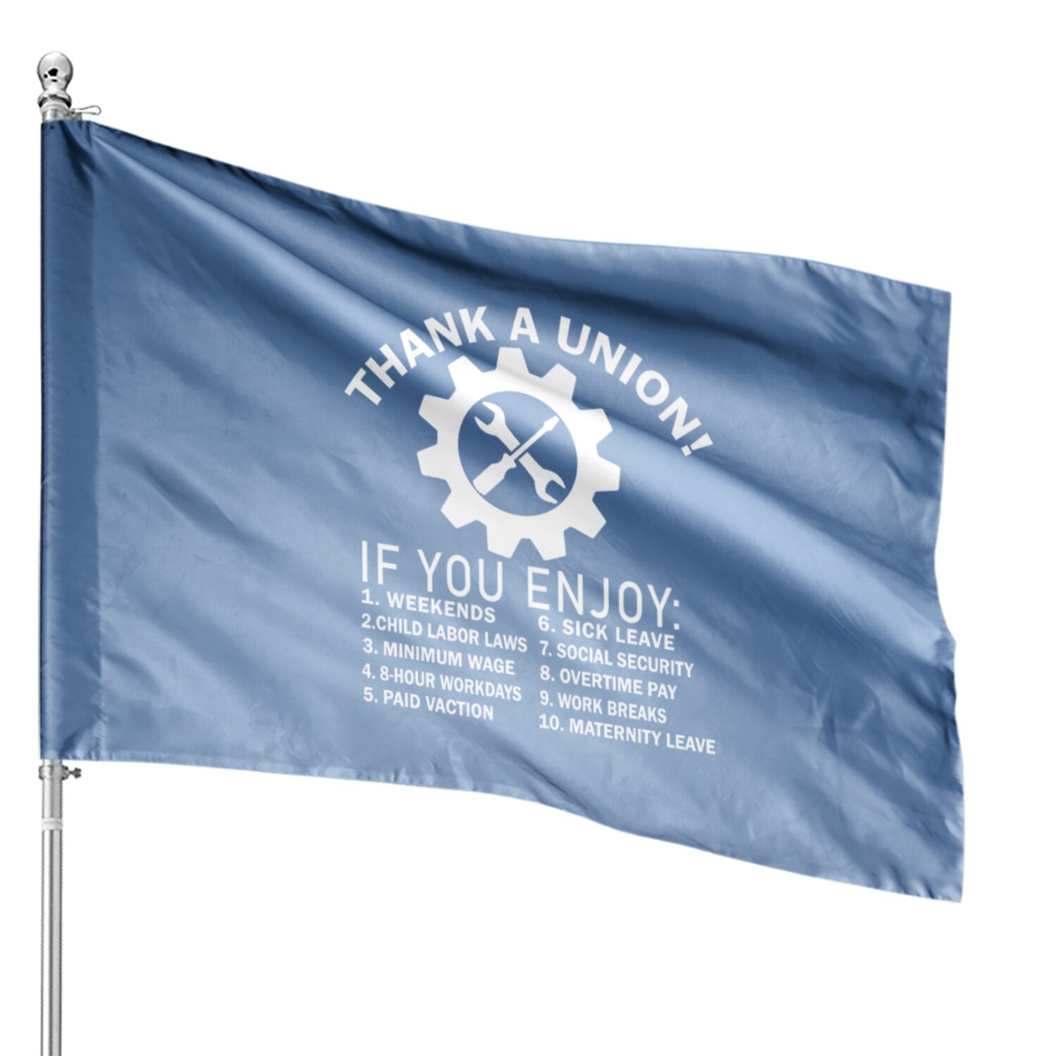 Labor day gift House Flags