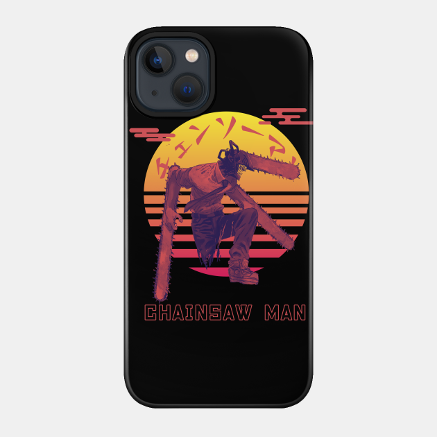 Chainsaw Man Sunset - Chainsaw Man - Phone Case
