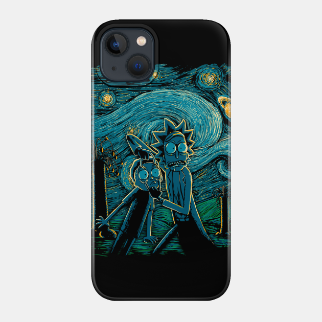 Impressionist Science - Rick And Morty - Phone Case