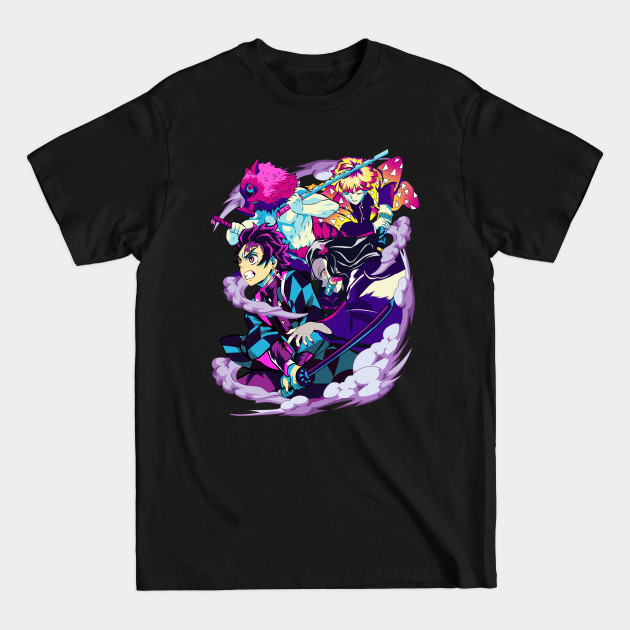 Demon Slayer | Retro - Demon Slayer - T-Shirt