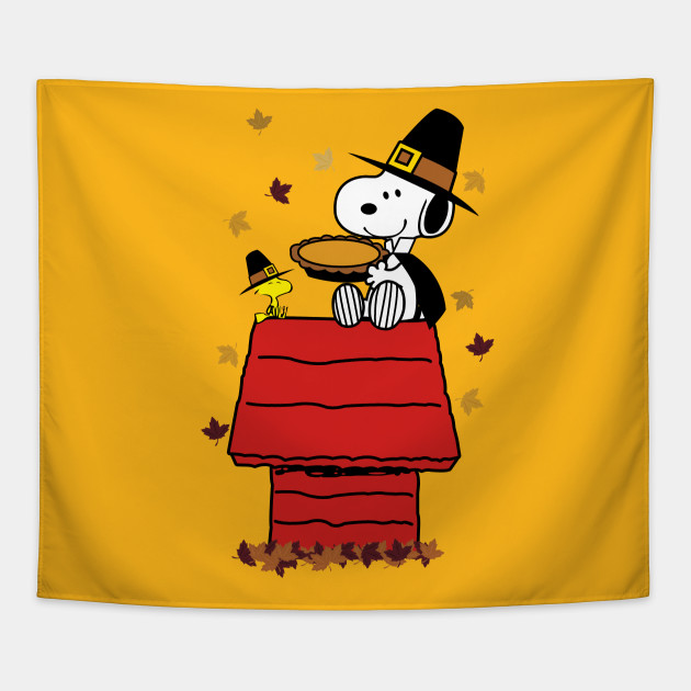 Snoopy Thanksgiving - Snoopy - Tapestry