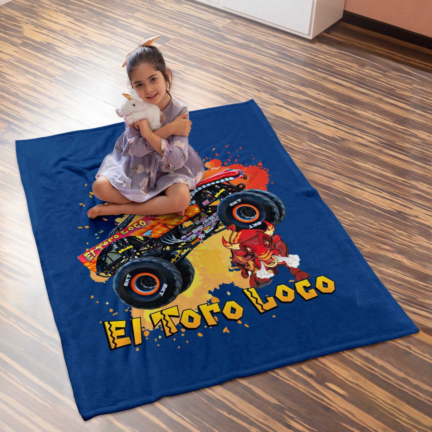 El Toro Loco Baby Blankets, Monster Jam, El Toro Loco, Monster Truck