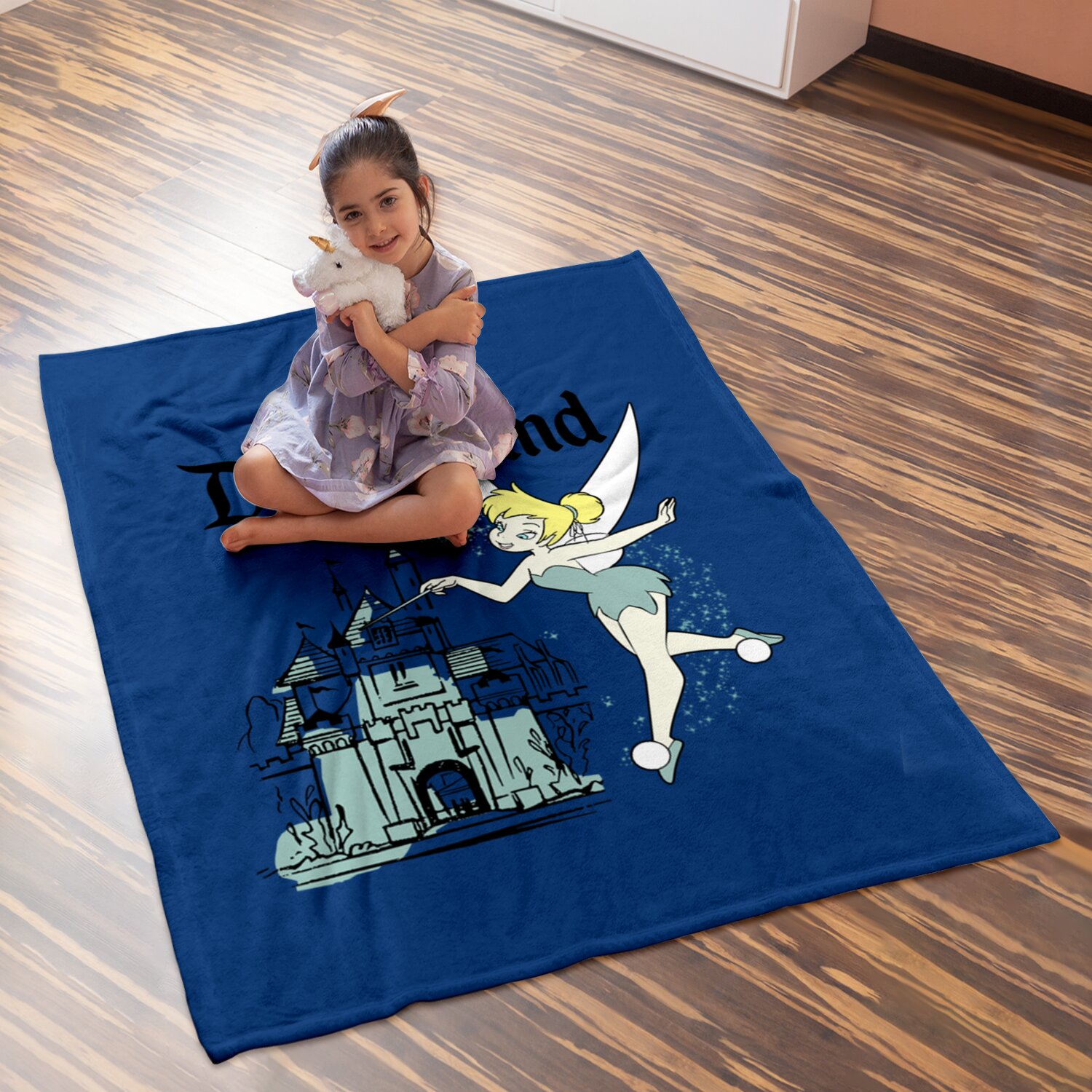 Disneyland Baby Blankets, Tinker Bell Baby Blankets, Tinkerbell Baby
