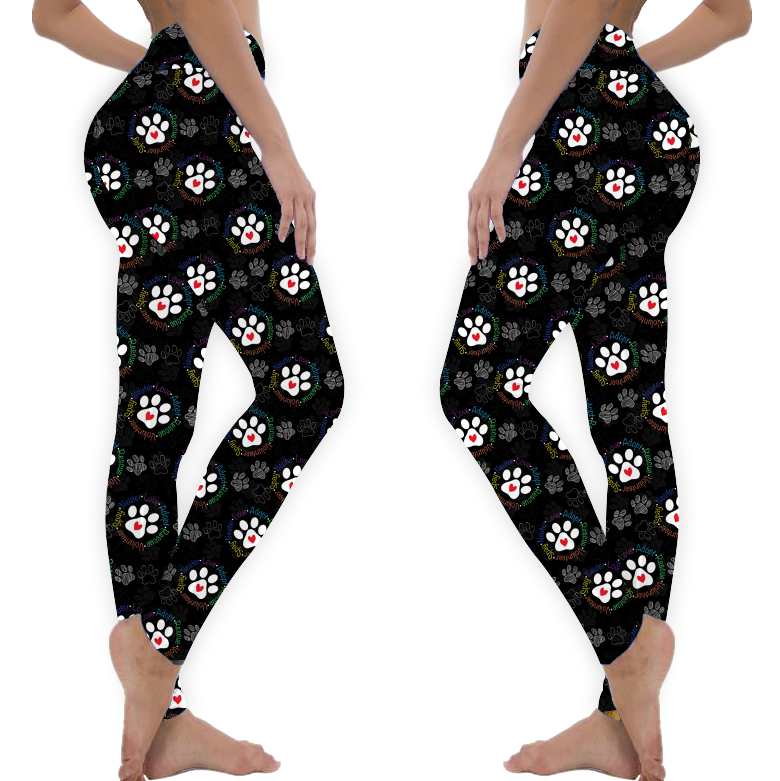 For The Love Of Paws - Leggings