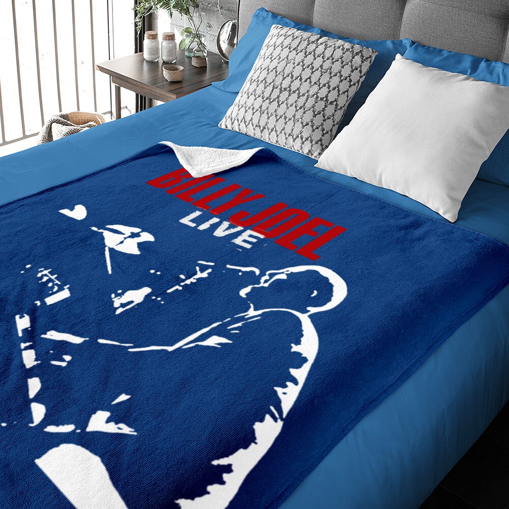 Billy Joel Live 90s Style Baby Blankets, Billy Joel Tour 2023 Baby Blankets Designed & Sold By
