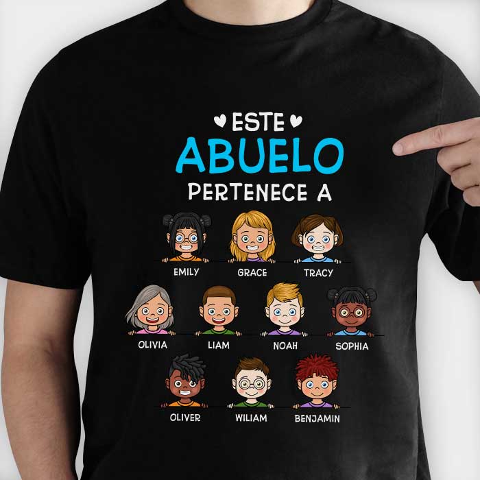 Este Abuelo Pertenece A - Personalized  T-shirt