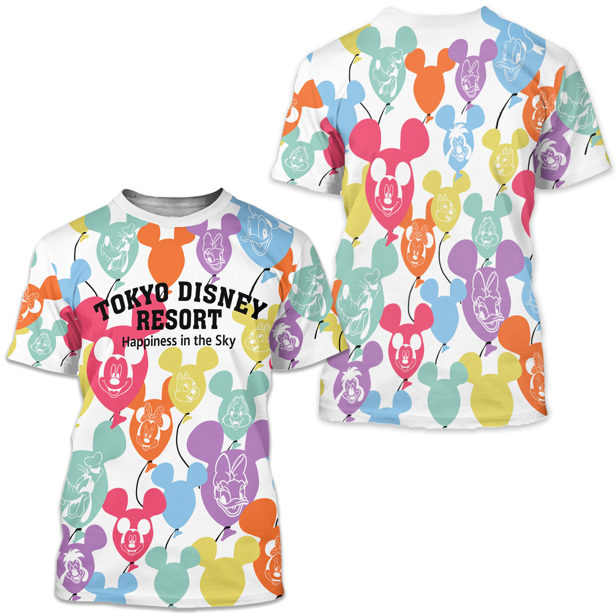 ディズニー 40 周年 メンズ レディース Tシャツ 3Dプリント ディズニー