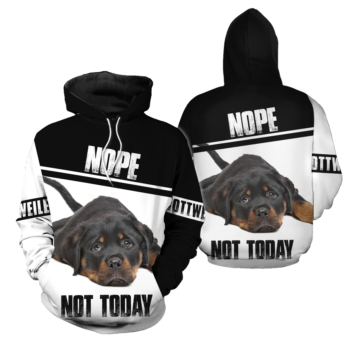 Rottweiler Dog 3d All Over Print Pullover Hoodie, 3d Hoodie For Men