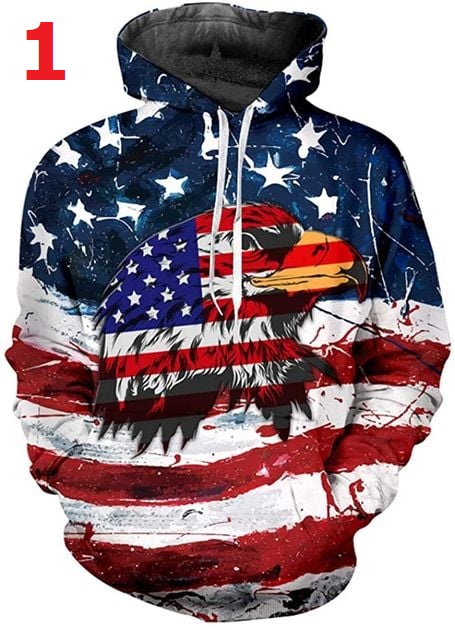Us American Flag Hoodie For Men Women Cool Sweatshirts Pullover Hoodie With  Designs