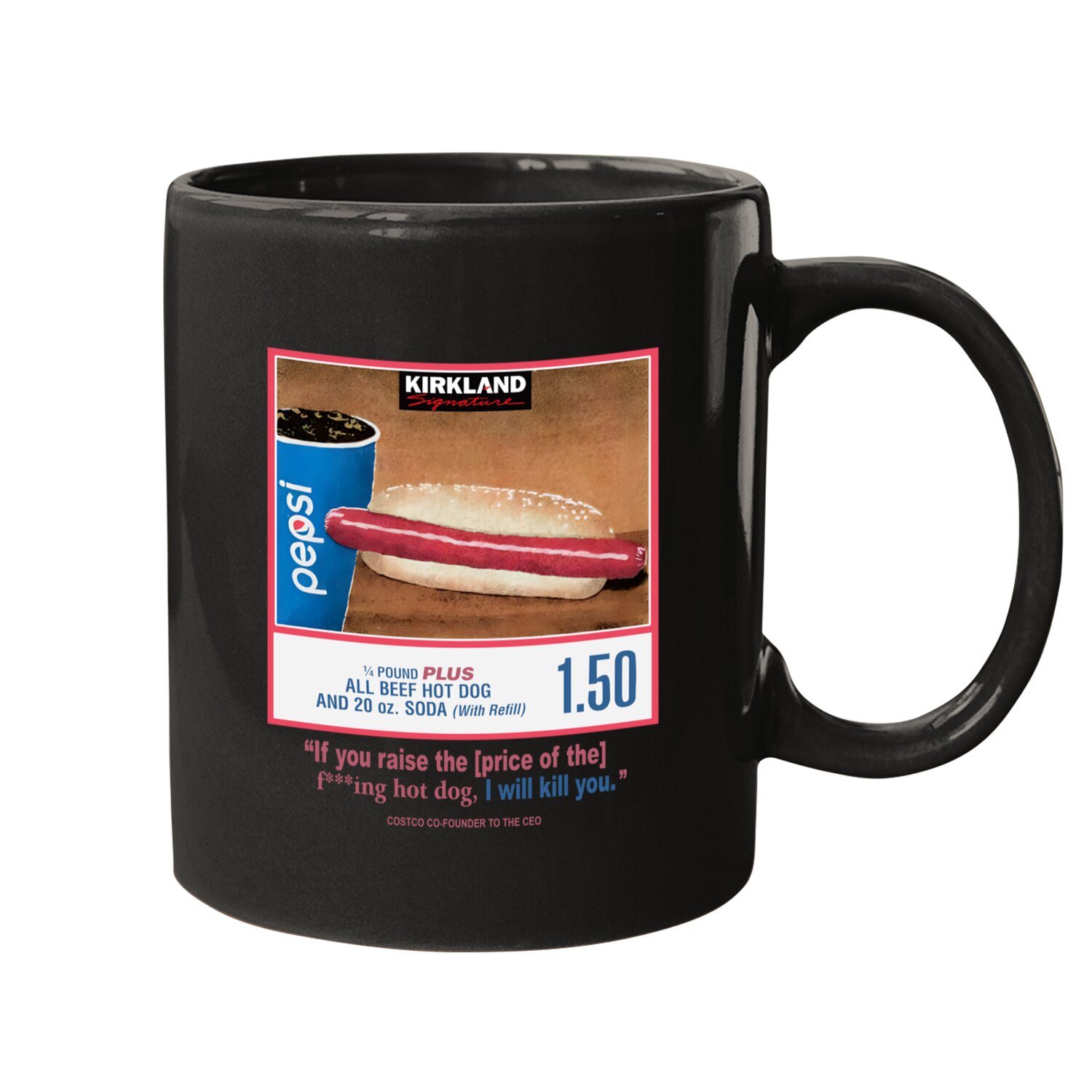 Keep Hot Dogs At 1.50 Dollars Front & Back Coffee Mug