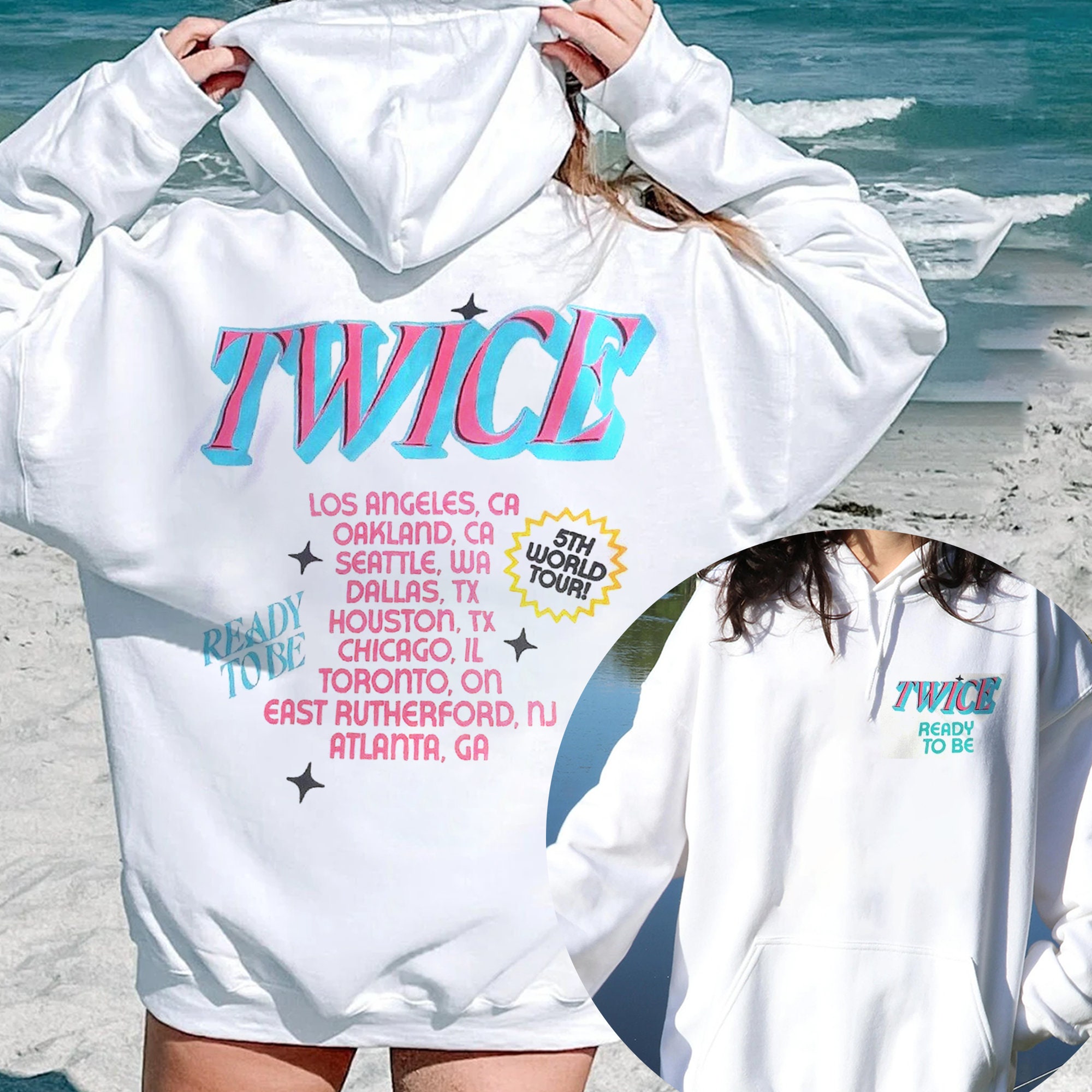 Ready To Be Tour 2023 Twice Shirt World 5Th Sweatshirt Classic -  TourBandTees