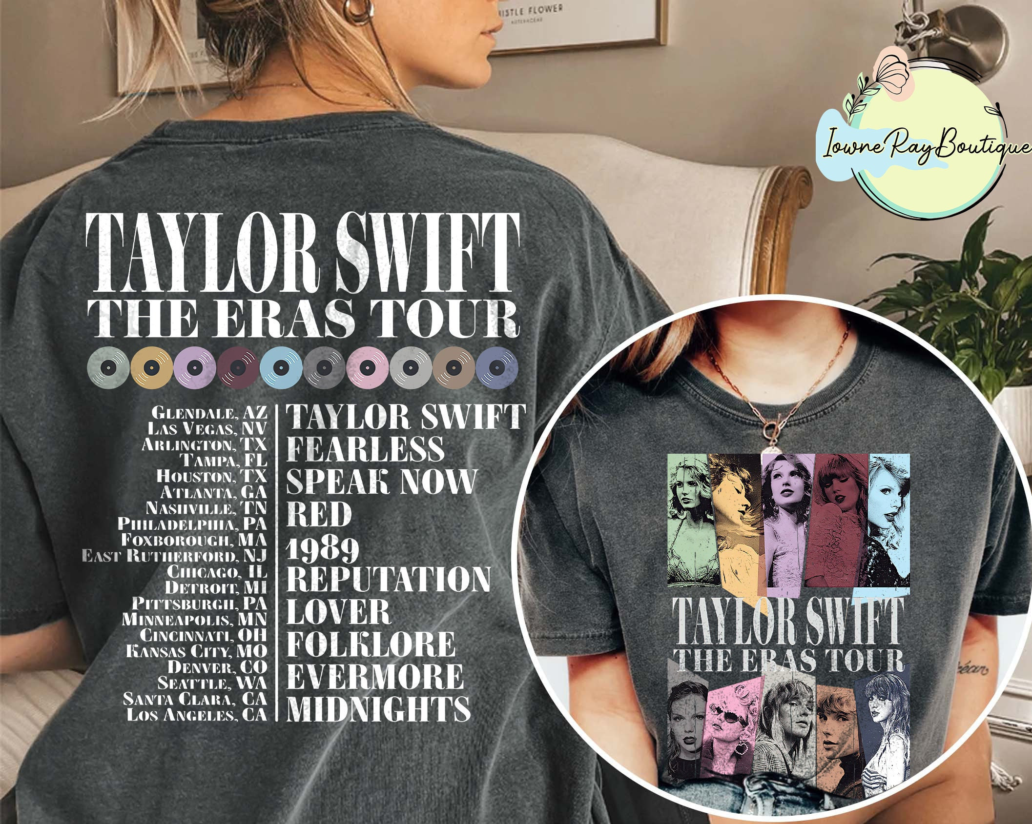 Taylor The Eras Tour Double-Sided Shirt, Taylor Taylor Version Merch ...