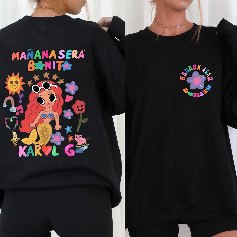 Camiseta Karol G Mañana Será Bonito Album 2023 Karol G Merch Doble Cara
