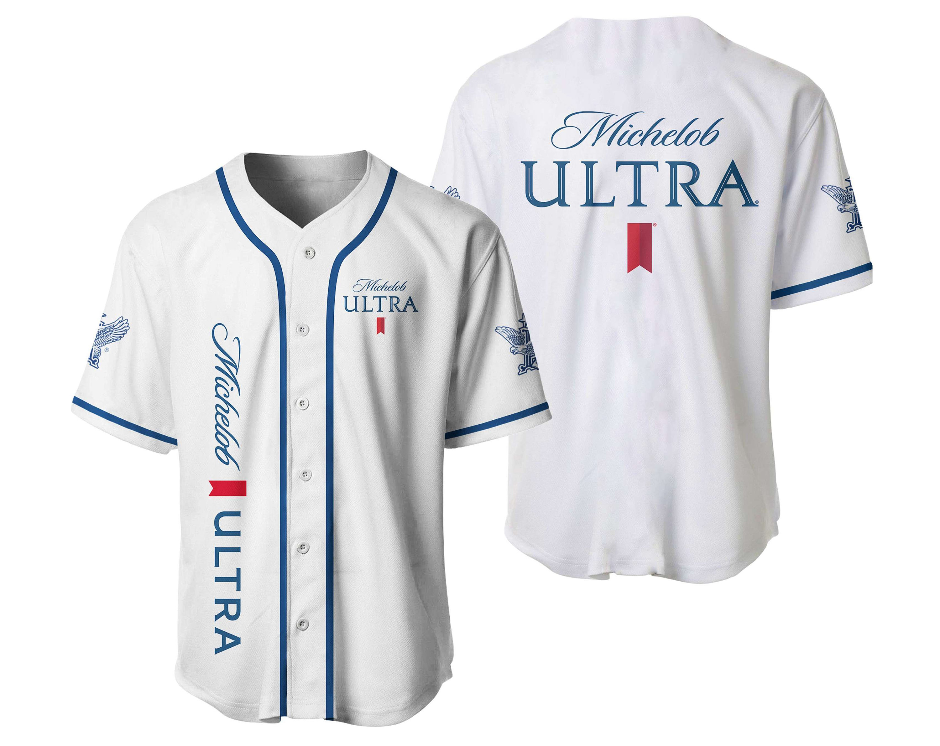 Discover Michelob Ultra Baseball Jersey 3D, Ultra Beer Baseball Jersey