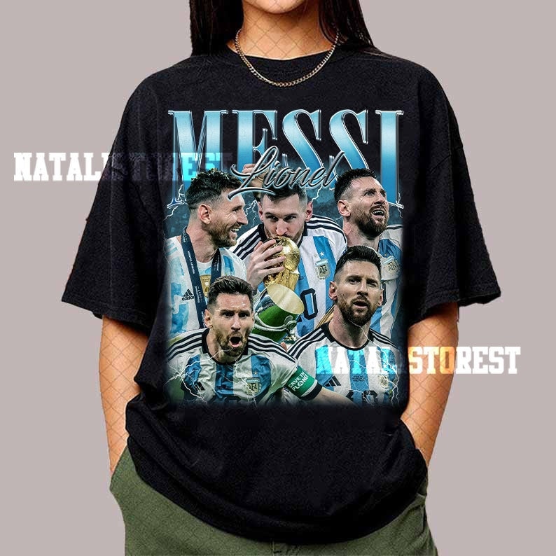 Lionel Messi Vintage Unisex Shirt, Football Shirt, Lionel Messi Shirt