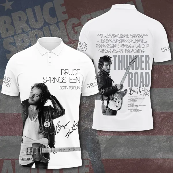 Bruce Springsteen Born To Run Music Lover Merch 3D Shirt