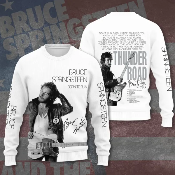 Bruce Springsteen Born To Run Music Lover Merch 3D Shirt