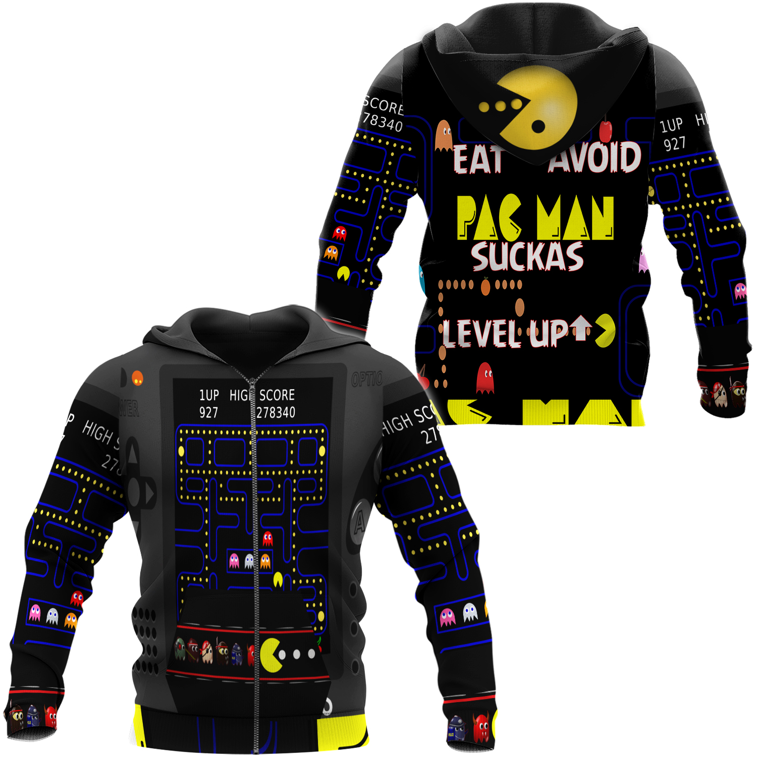 Customized  Pacman Hoodie