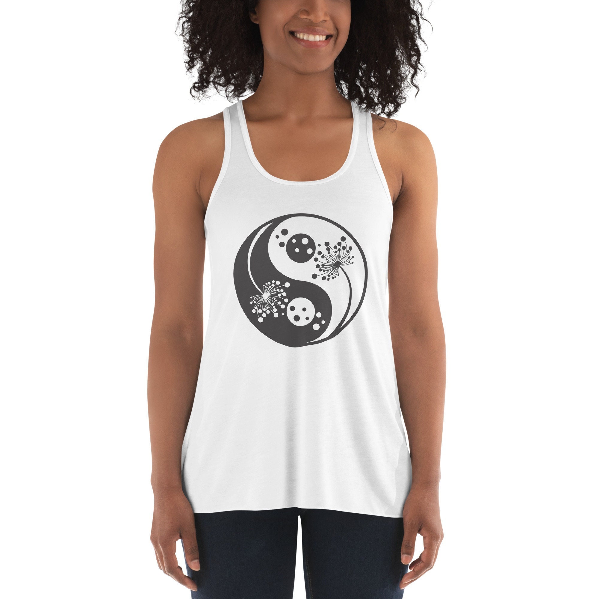 Camiseta De Tirantes Yin Yang Yin Yang Tank Top Simbolo De Yin Yang Estilo Misterioso Unisex 6737