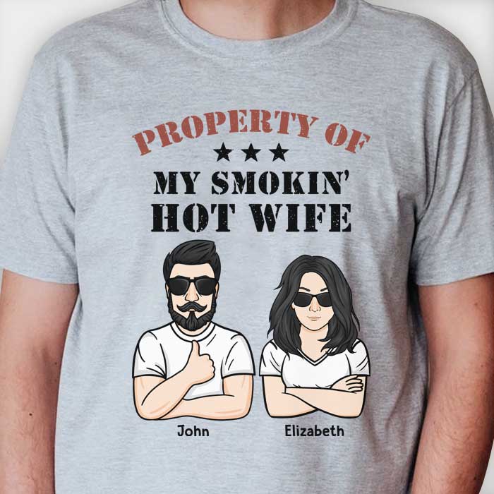 T-shirt Couple "4 Ans De Mariage" - Cadeau D'anniversaire De Mariage Pour Lui Et Elle - Coupe Classique, Léger