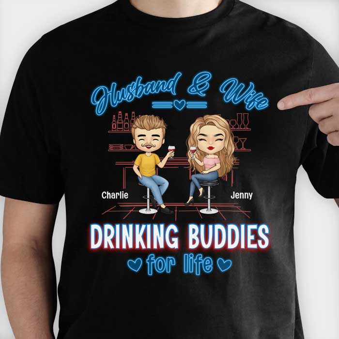 T-shirt Anniversaire De Mariage 4 Ans – Cadeau Couple Drôle Pour Lui Et Elle