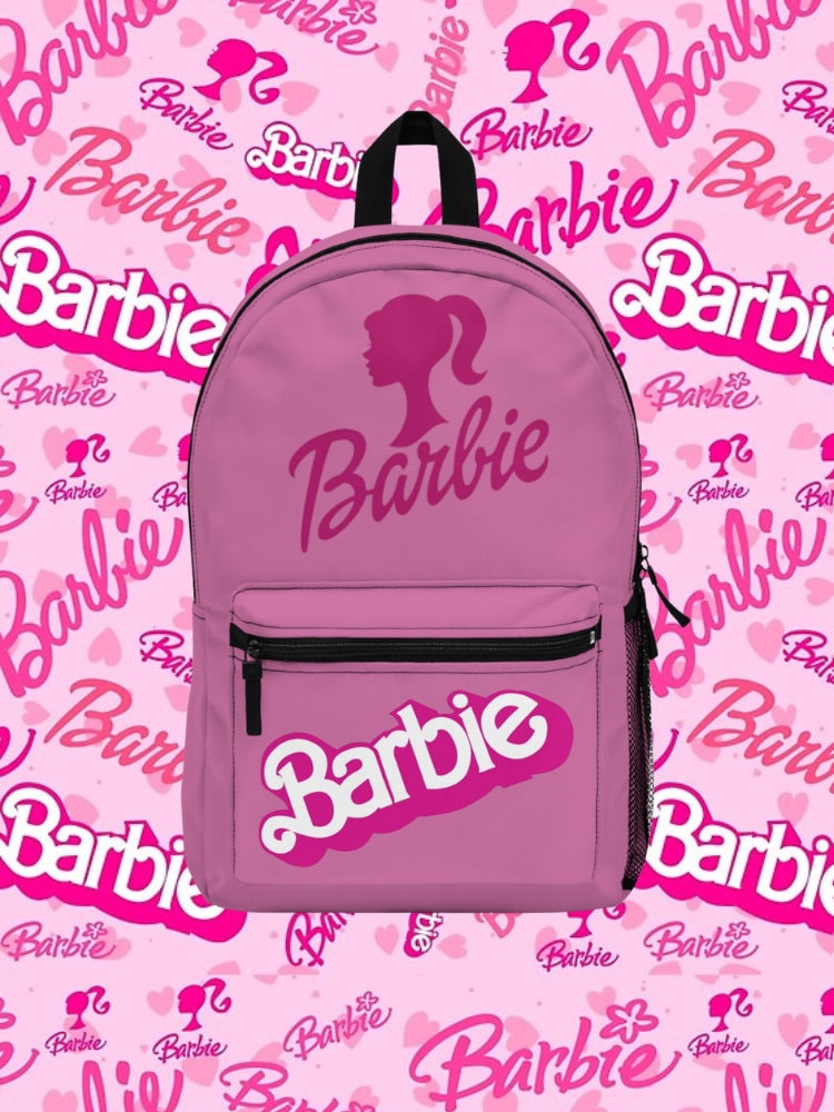 Barbie Borsa Zaino 2in1 Con Borraccia - Per Bambine, Porta Merenda E Bevande - Foto 7