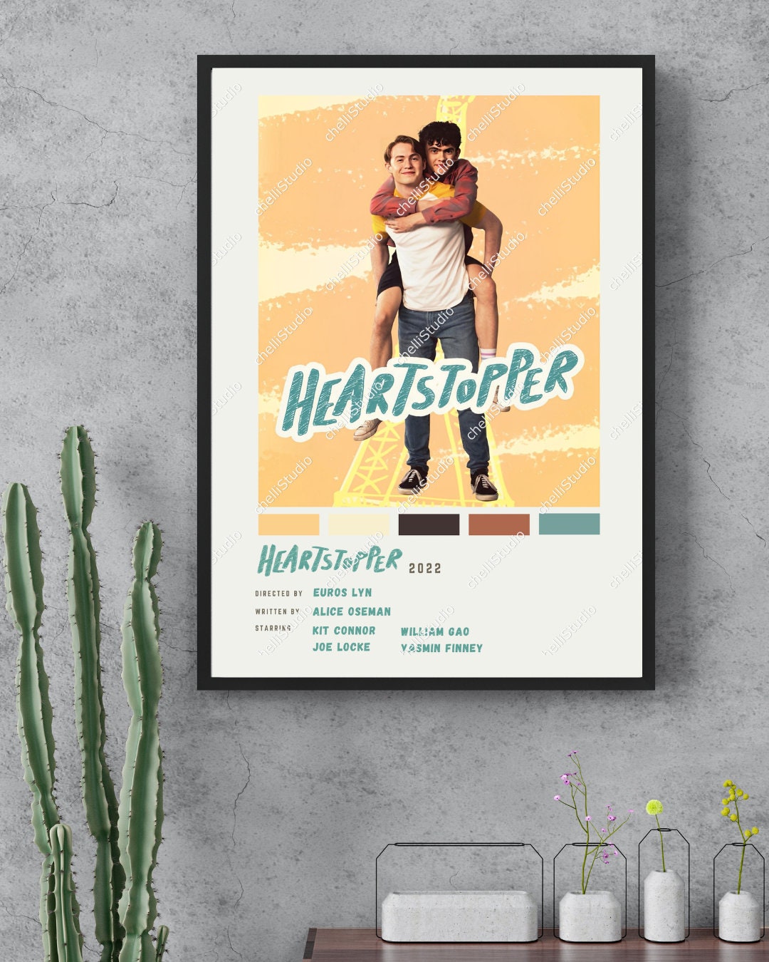 Heartstopper Poster, Charlie And Nick Poster Designed & Sold By PauDavis