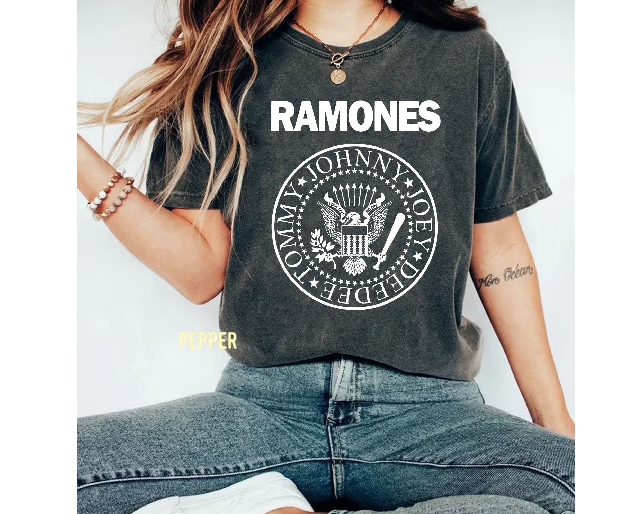 Descubre Camiseta Ramones Punk Rock Band, Ramones, Vintage Rock, Ramones Merch para Hombre Mujer