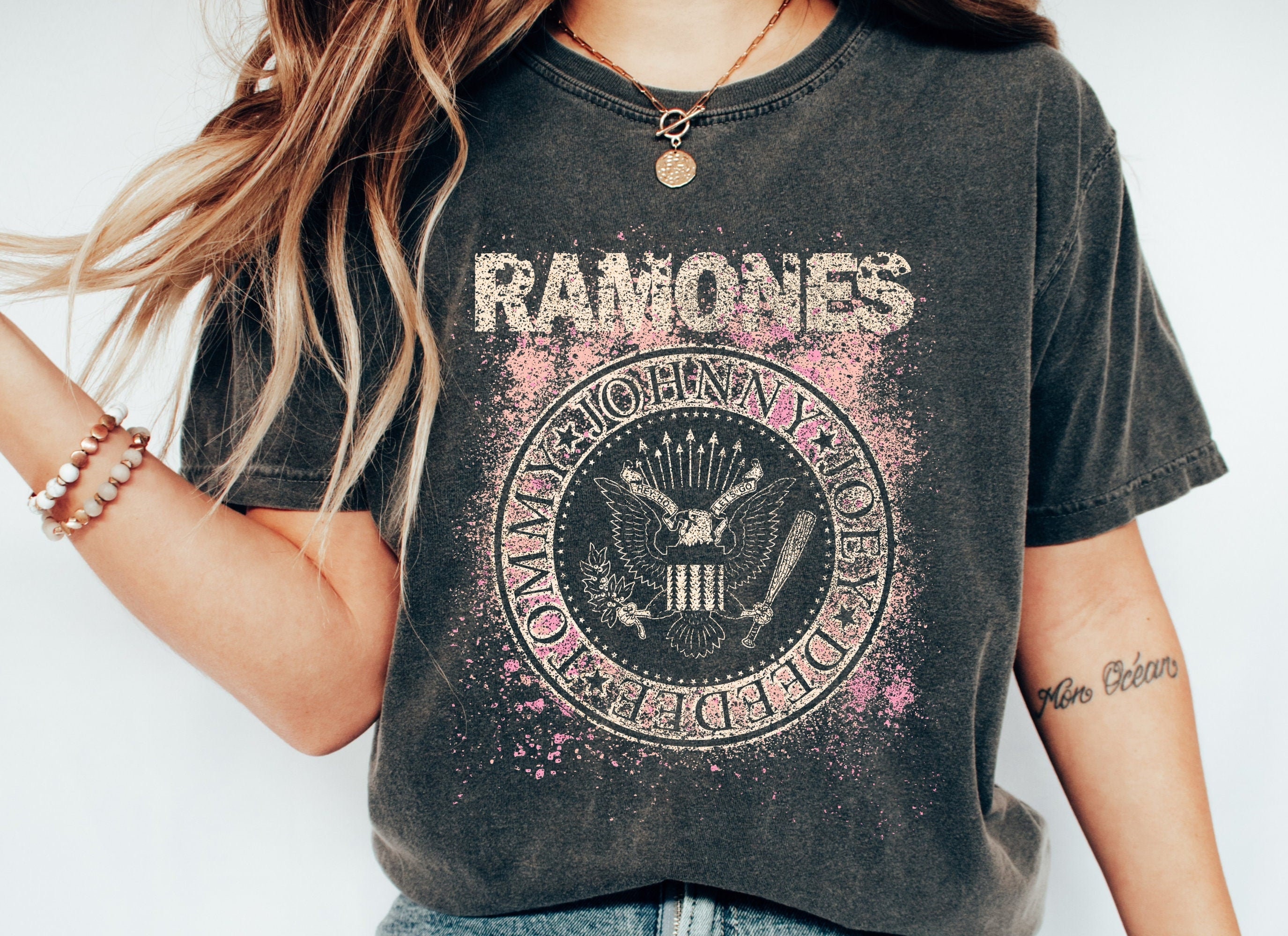 Descubre Camiseta Ramones Punk Rock Band, Ramones, Vintage Rock, Ramones Merch para Hombre Mujer