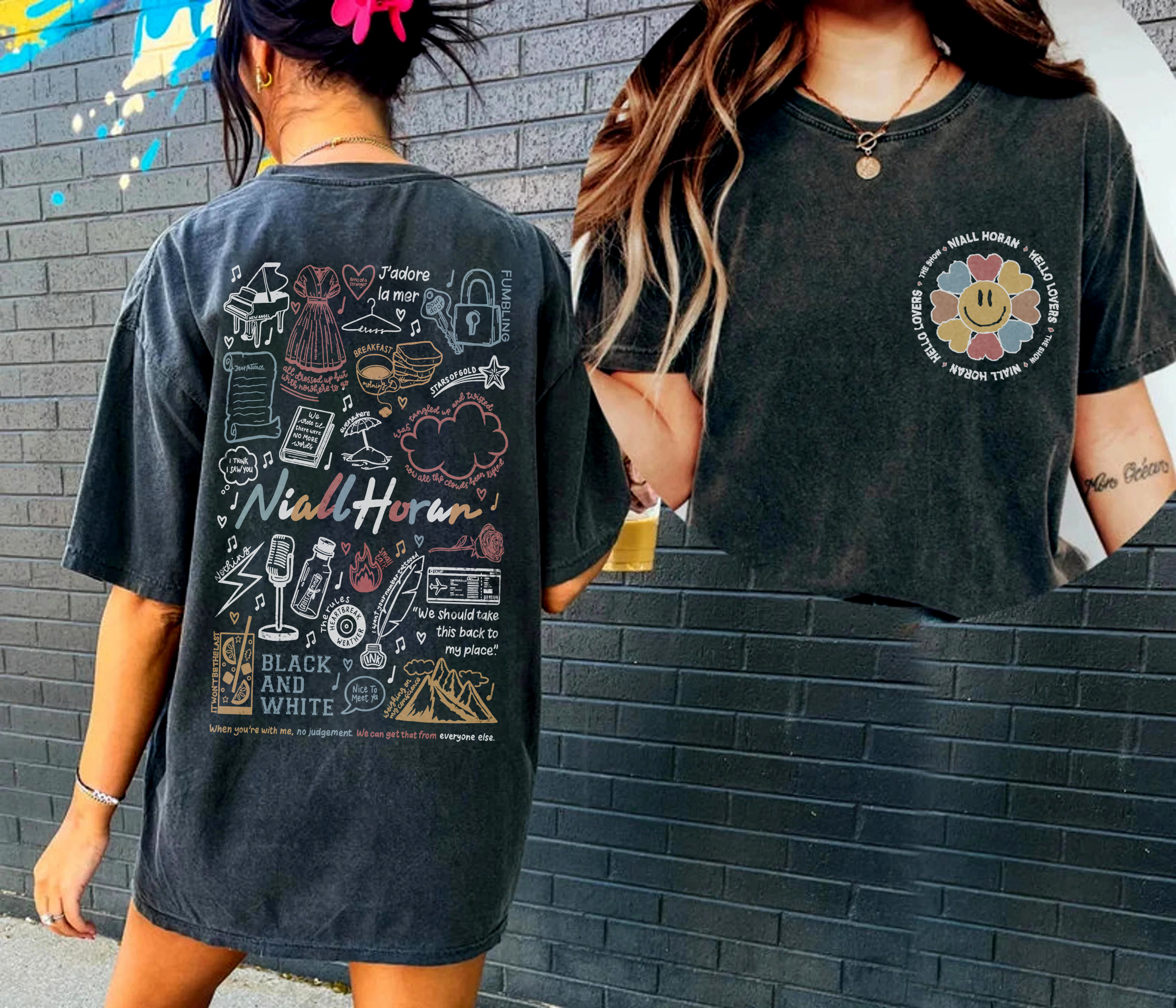 Descubre Niall Horan T-Shirt, Niall Horan The Show Live On Tour 2023 2024 Shirt, Niall Horan One Direction, Niall Horan Tour Merch Camiseta Doble Cara Unisex