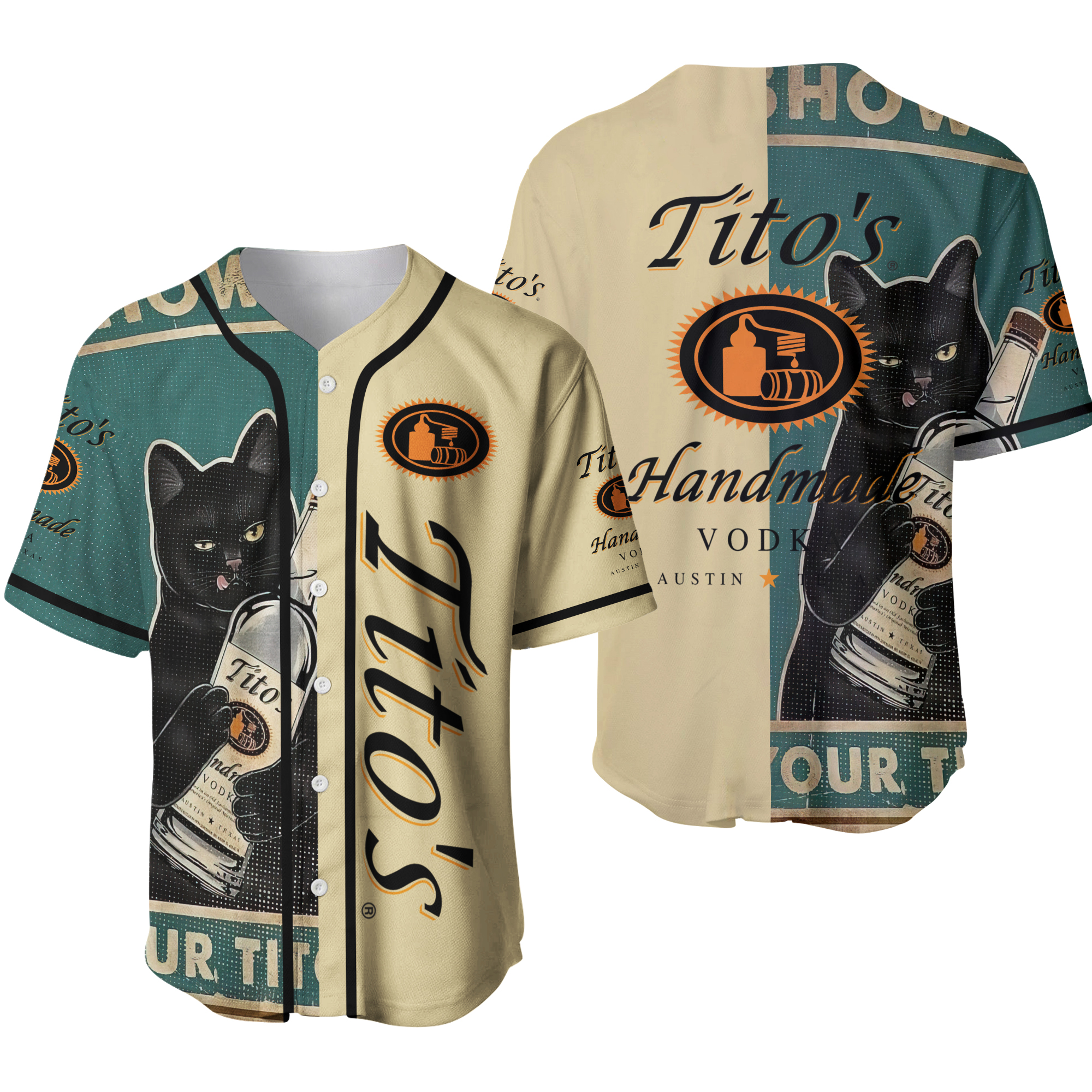 Dark Cat Baseball Jersey