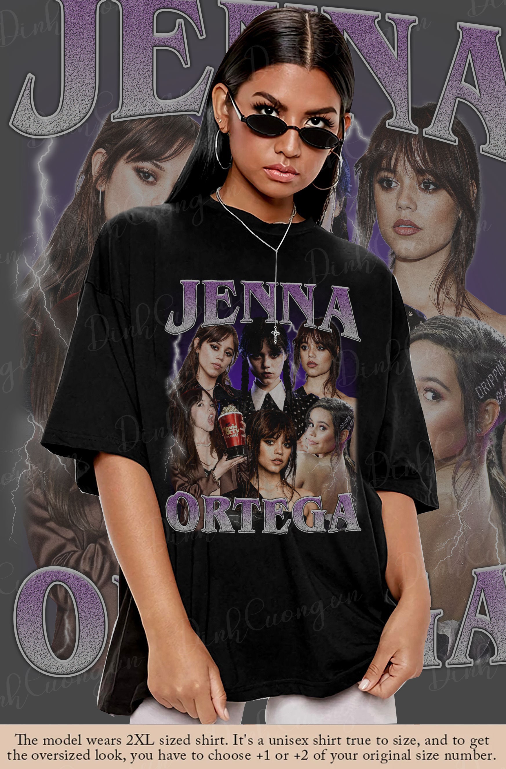 Jenna Ortega Vintage Shirt, Vintage Jenna Ortega TShirt