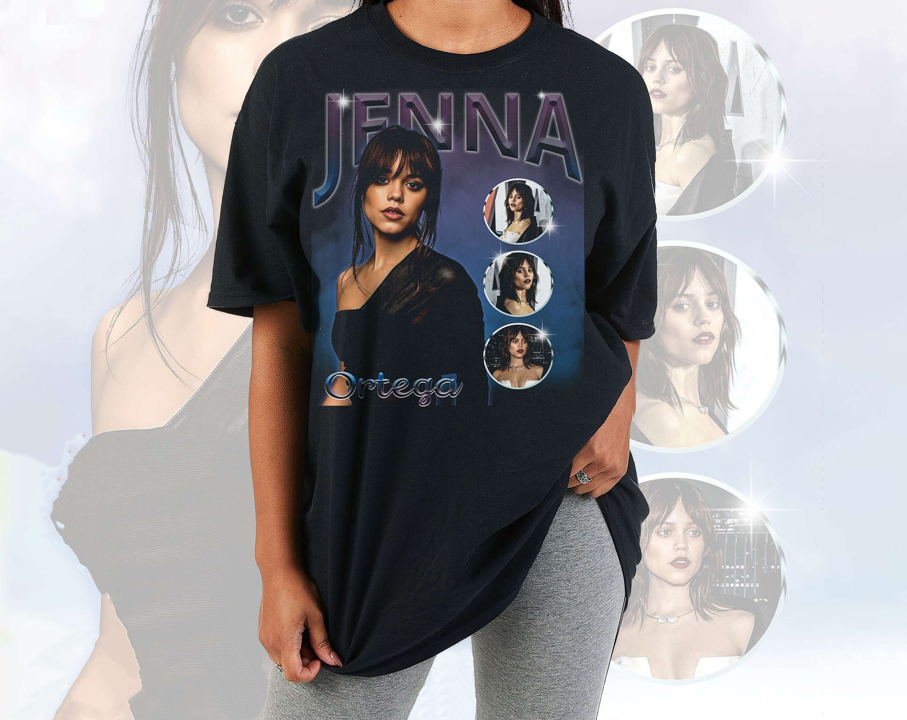 Vintage Jenna Ortega Shirt, Jenna Ortega Shirt, Wednesday Addams Shirt