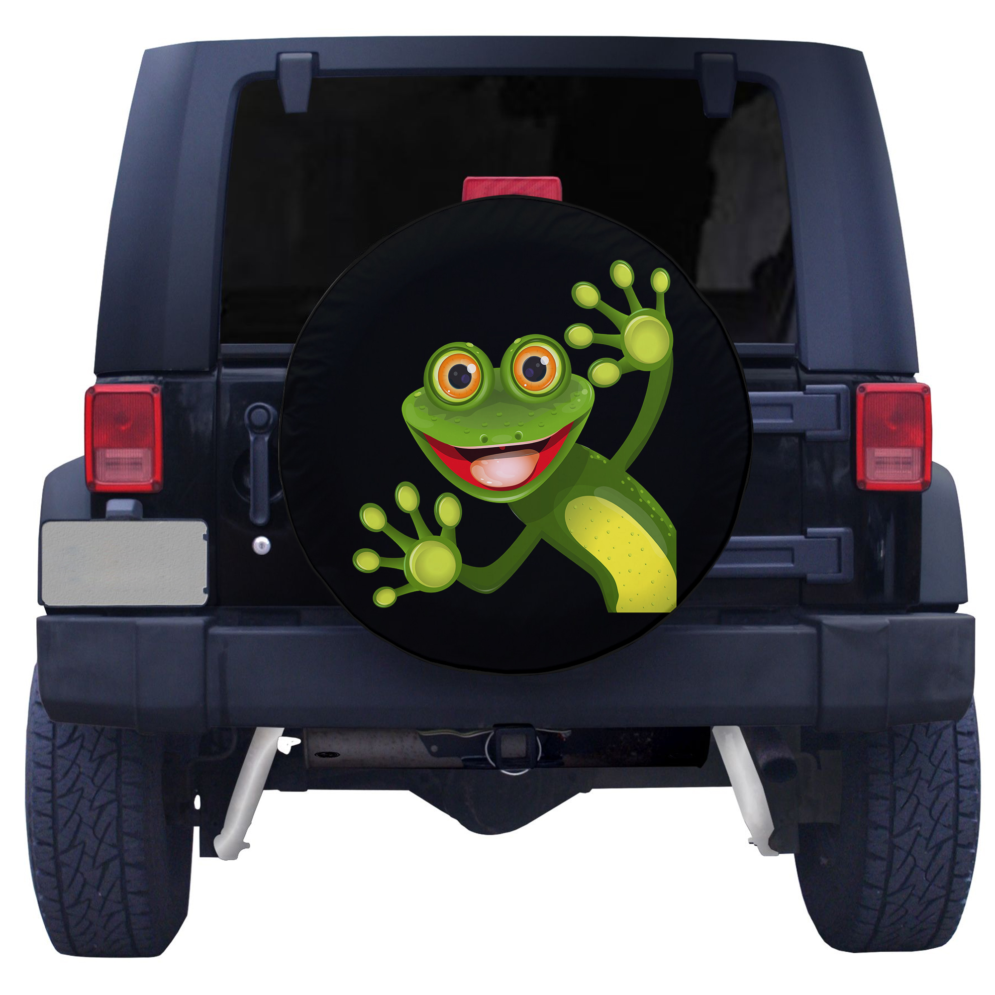 Funny Frog Spare Tire Cover, Custom Tire Cover