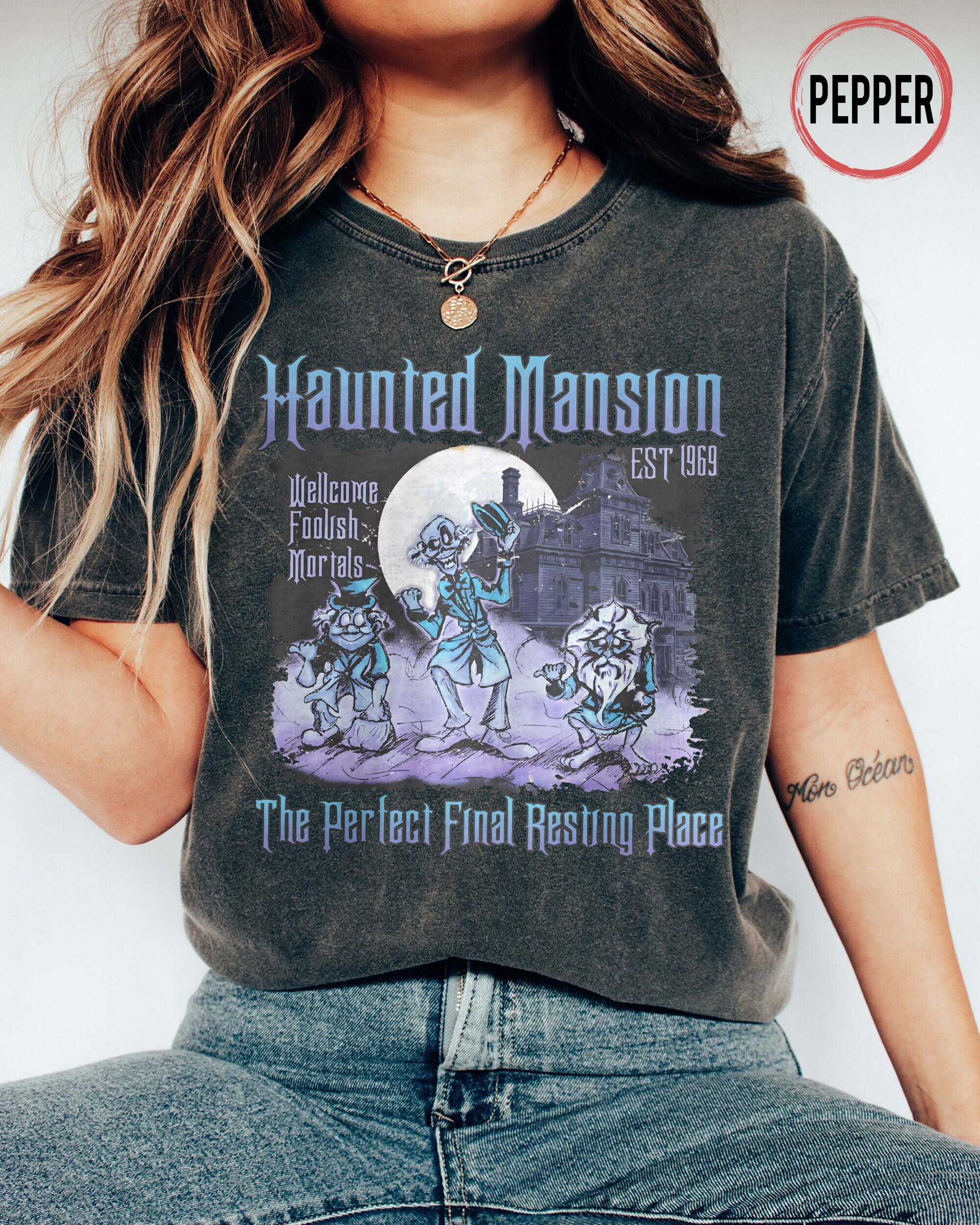 Vintage Haunted Mansion Shirt, Retro The Haunted Mansion Shirt