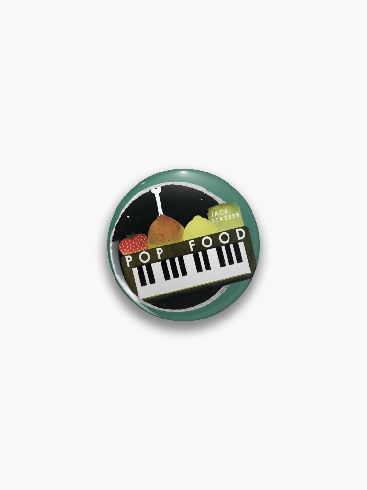 Jack Stauber Pop Food Album Cover Pin Designed And Sold By Peach Leia Organa