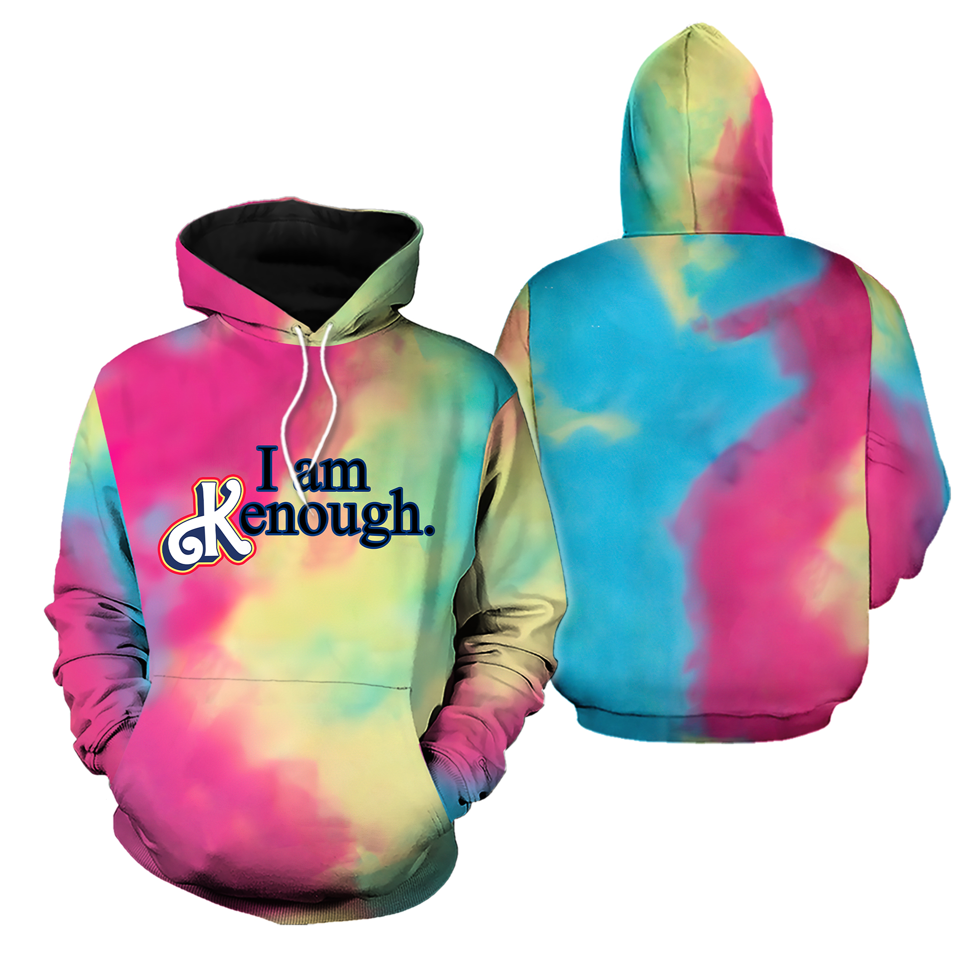 I Am Kenough Barbie Movie Hoodie Designed & Sold By Gorilla Baños