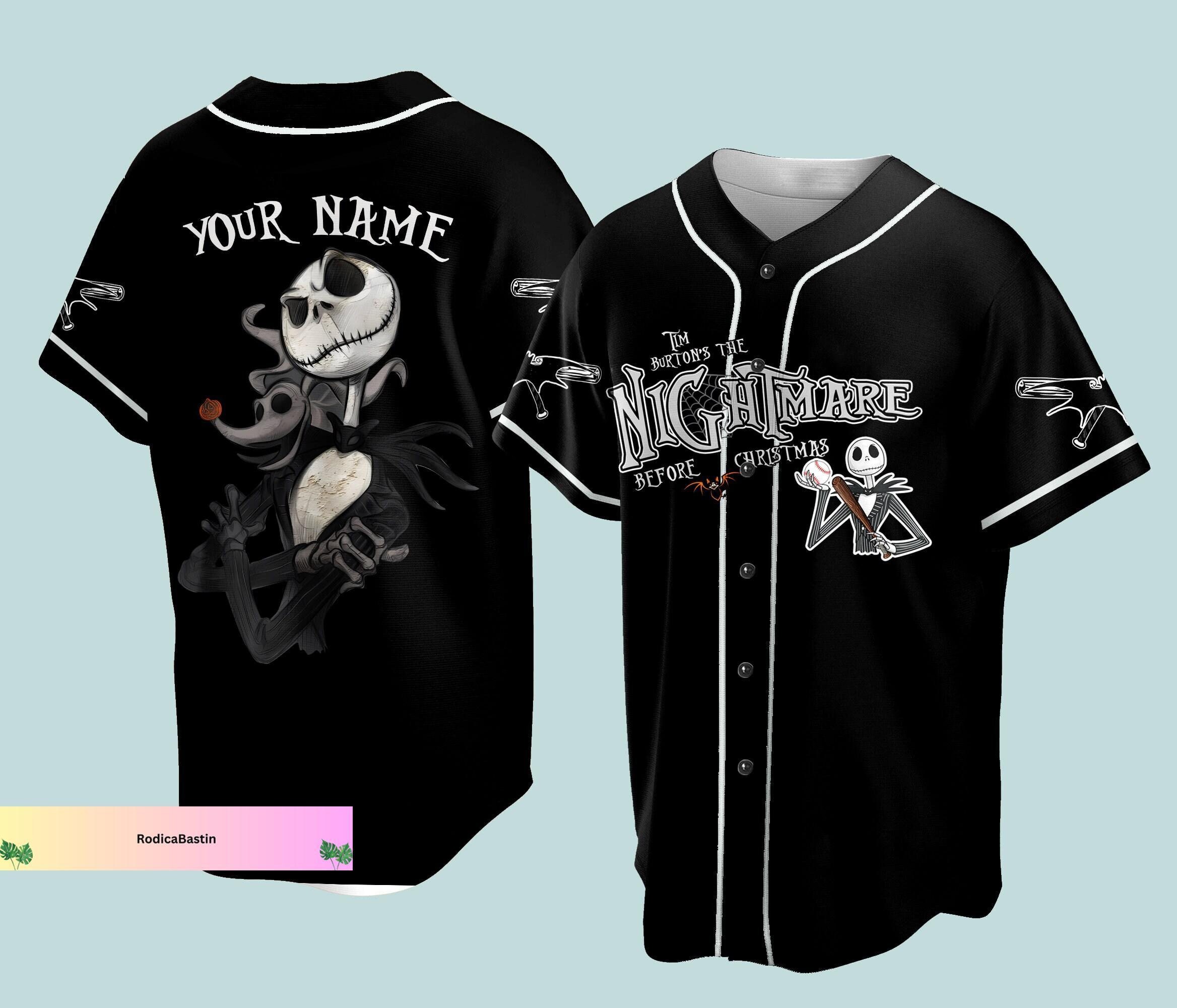 Jack Skellington Jersey, Custom Jack Skellington B