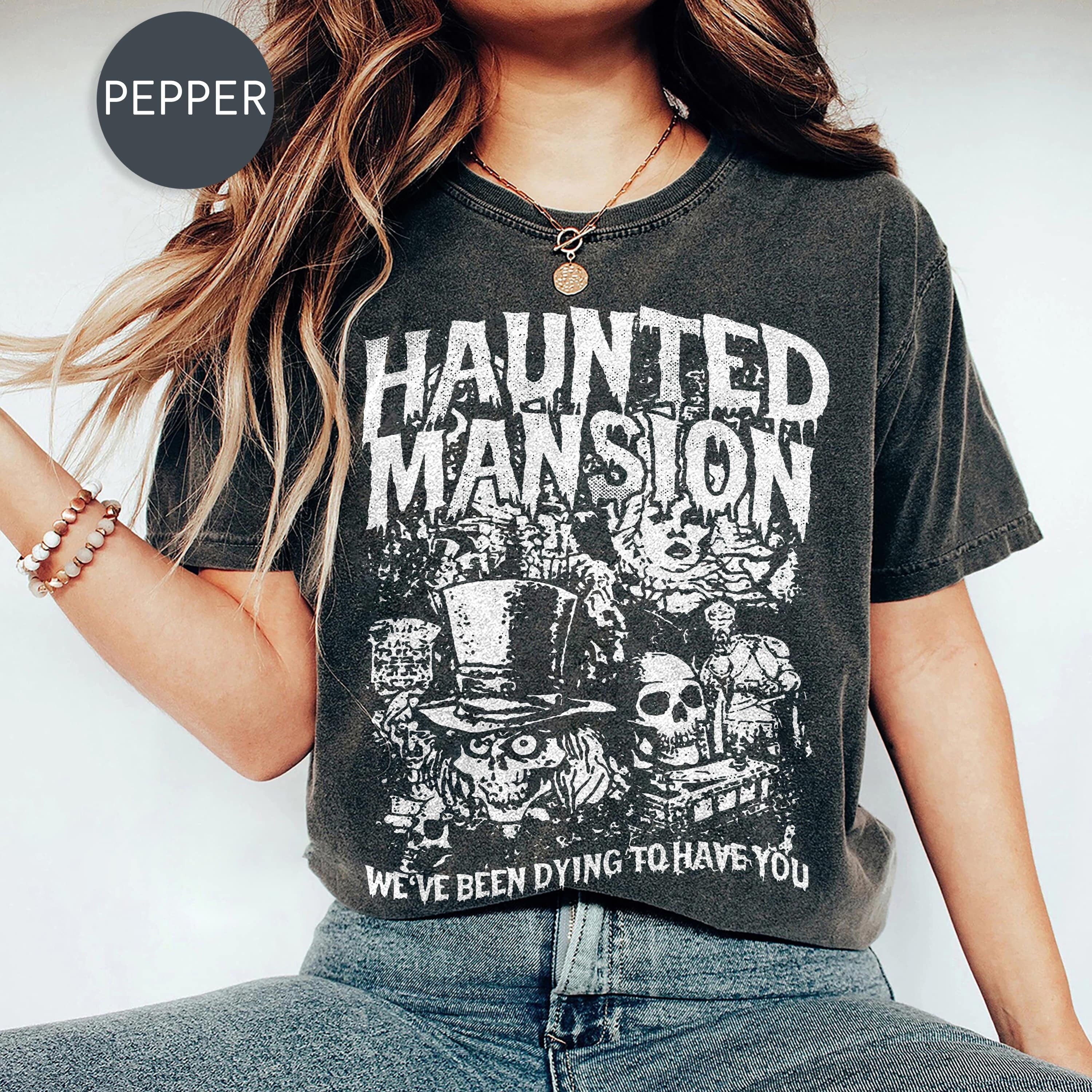 Vintage The Haunted Mansion Shirt, Retro Vintage Halloween Shirt ...