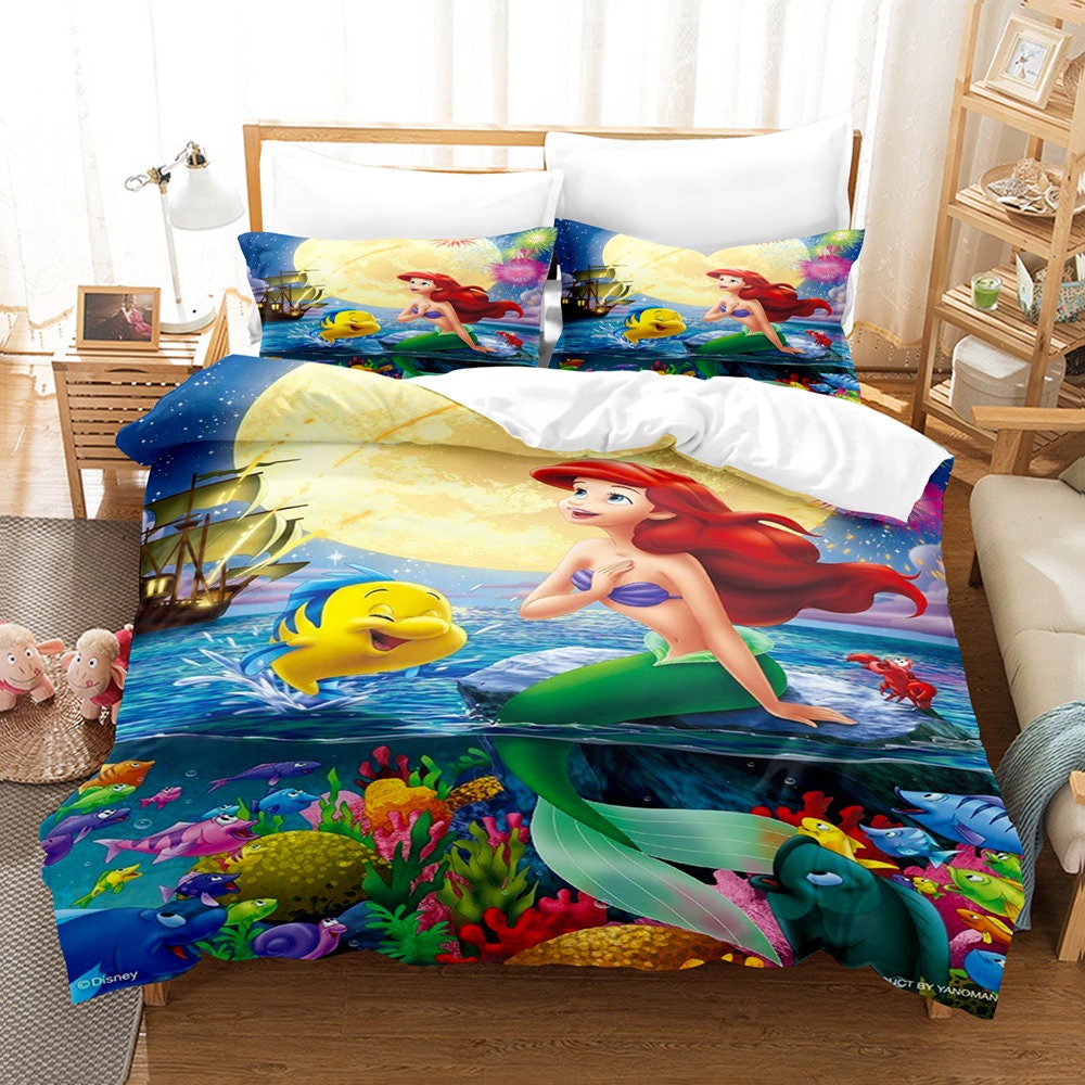 3D Printed Disney The Little Mermaid Bedding Set Designed & Sold By ...