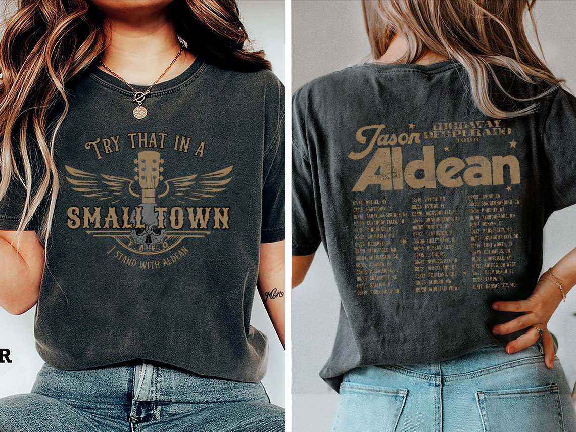 Vintage Jason Aldean Shirt, Jason Aldean Try That In A Small Town Shirt ...