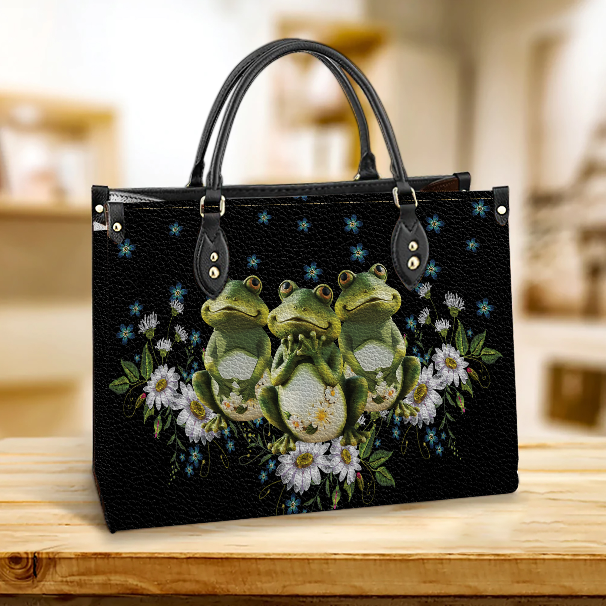 Frogs Leather Bag