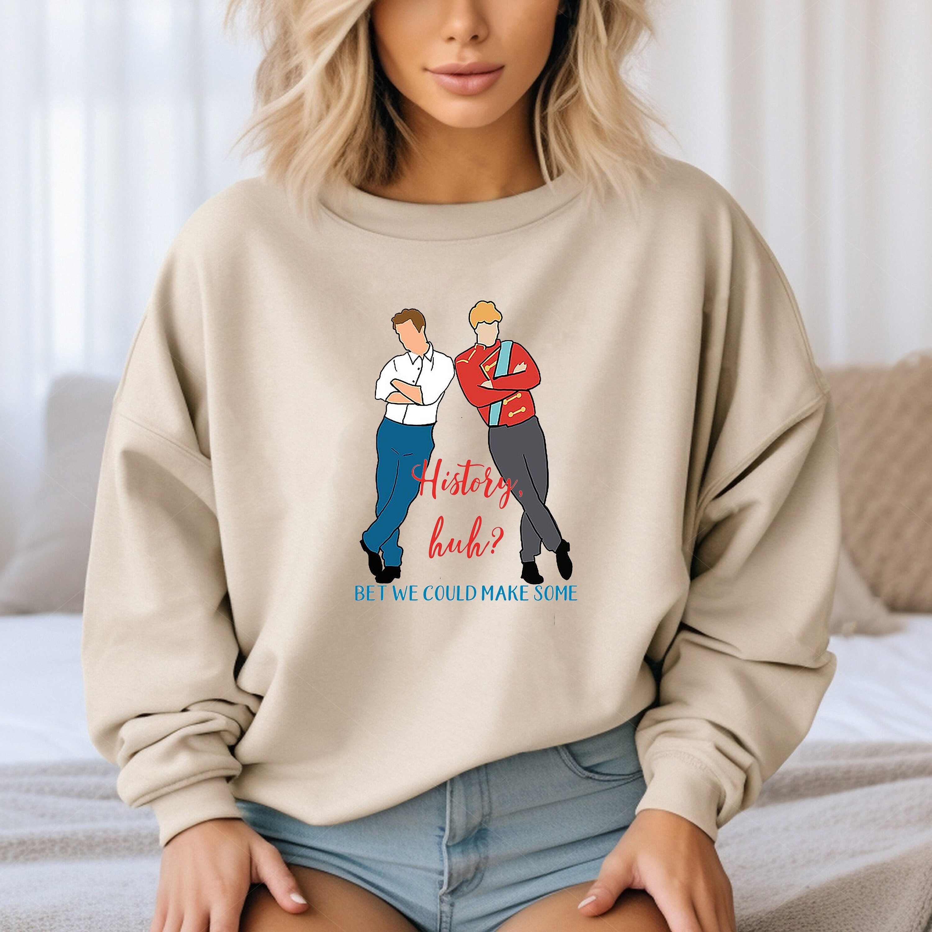 Henry And Alex History Huh Sweatshirt, Red White And Royal Blue Hoodie ...