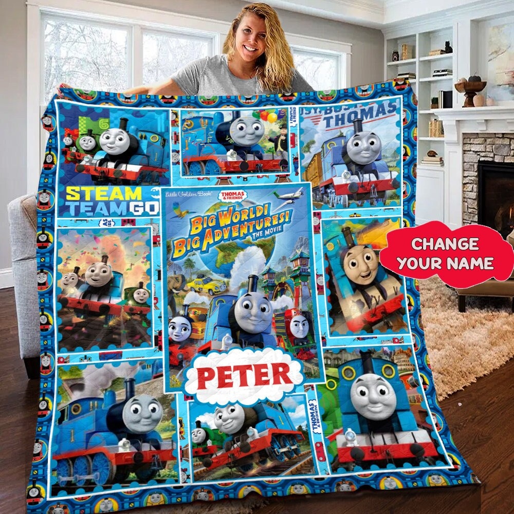 Personalized Thomas And Friends Blanket, Thomas And Friends Gift