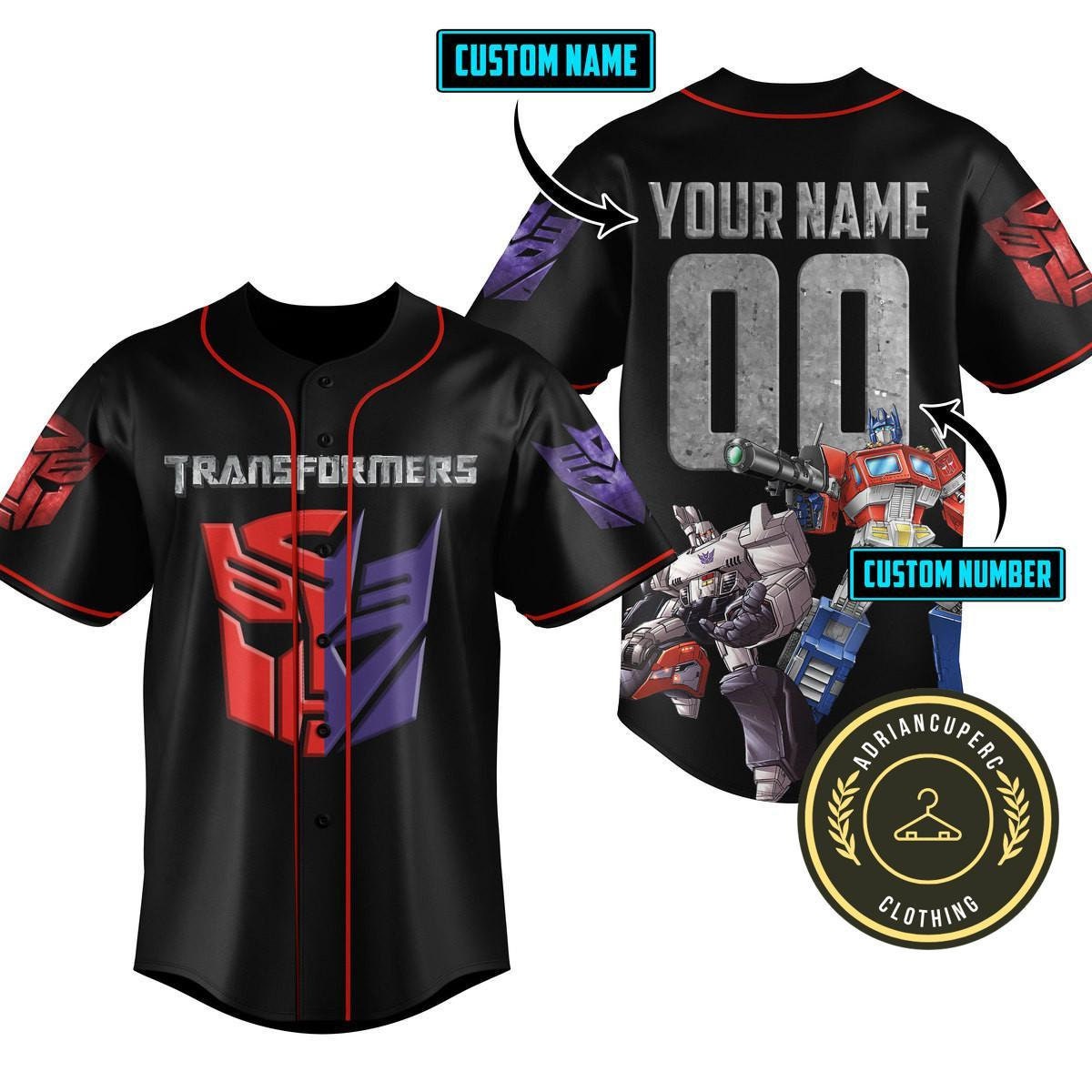 Discover Transformers Baseball Jersey, Transformers Jersey Shirt, Transformers Shirt