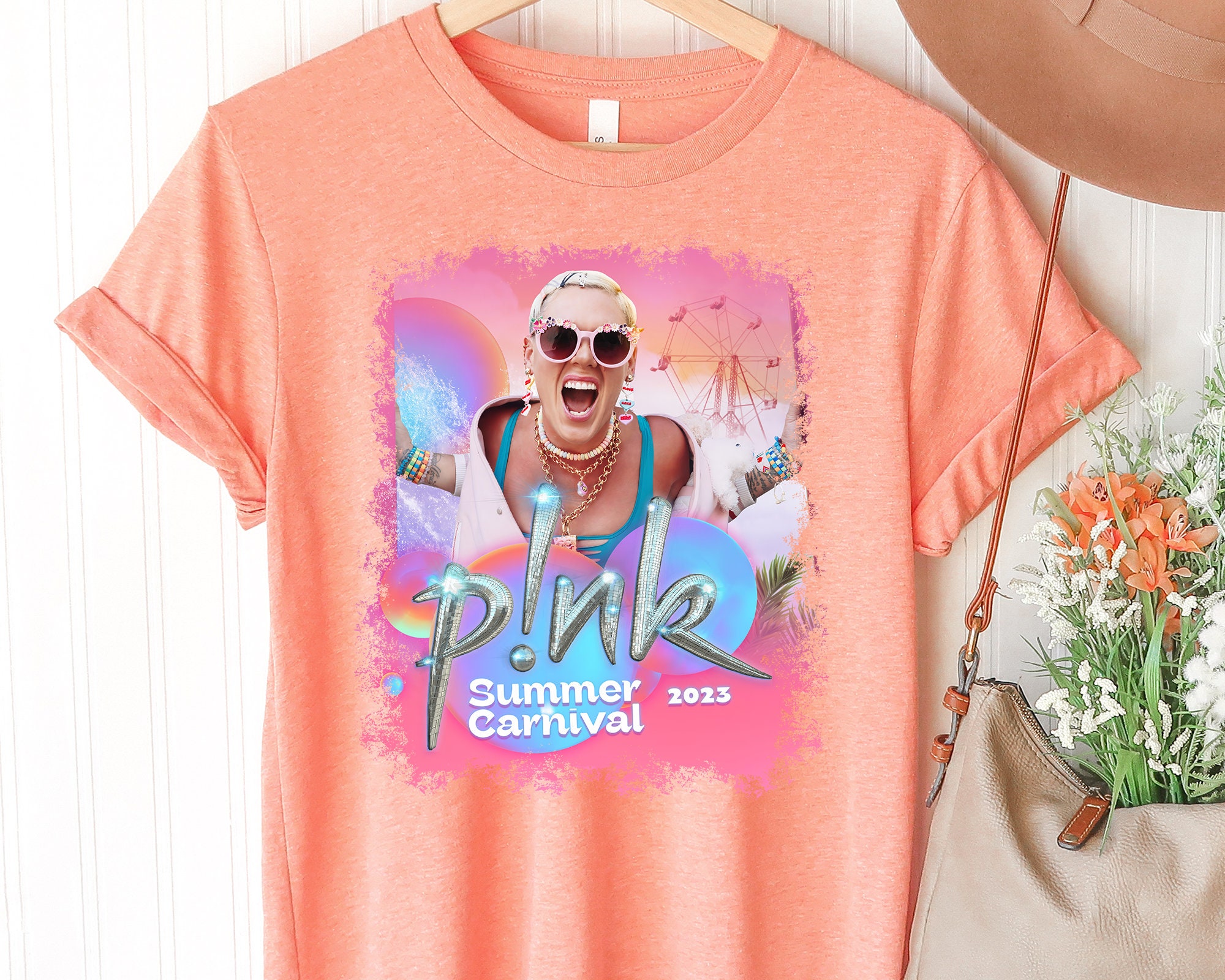 Pink Summer Carnival Tour TShirt, P!nk Carnival Tour Shirt
