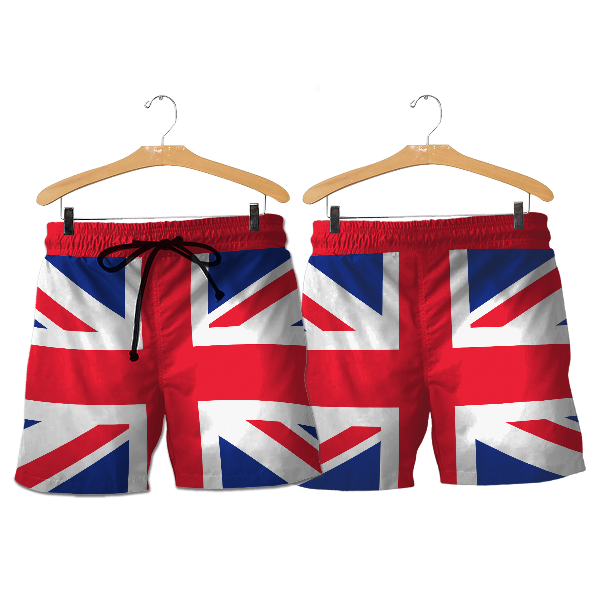 Union Jack Flag Uk Men Mid Length Shorts