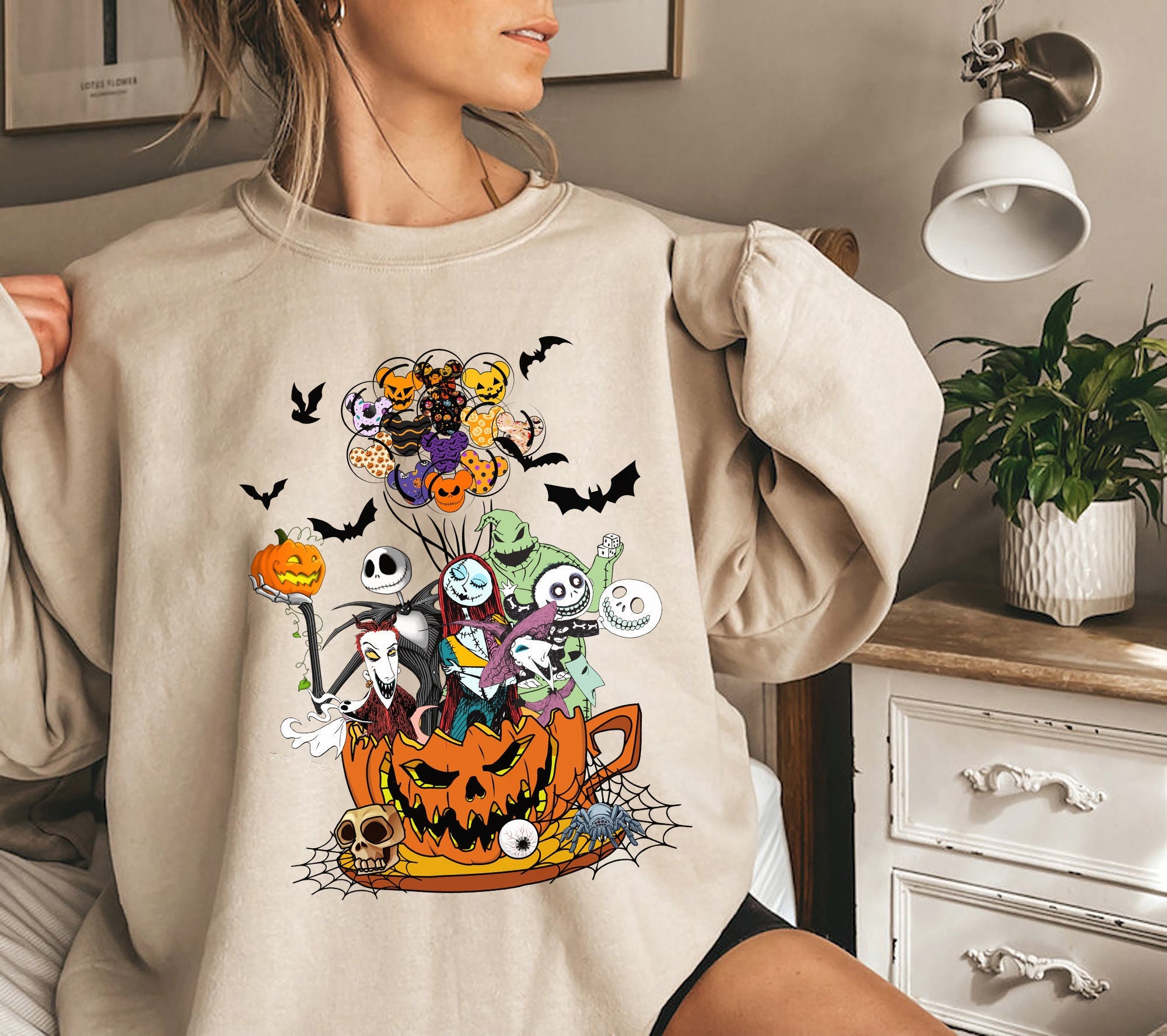 Disney Halloween Sweatshirt, Nightmare Before Christmas Sweatshirt ...