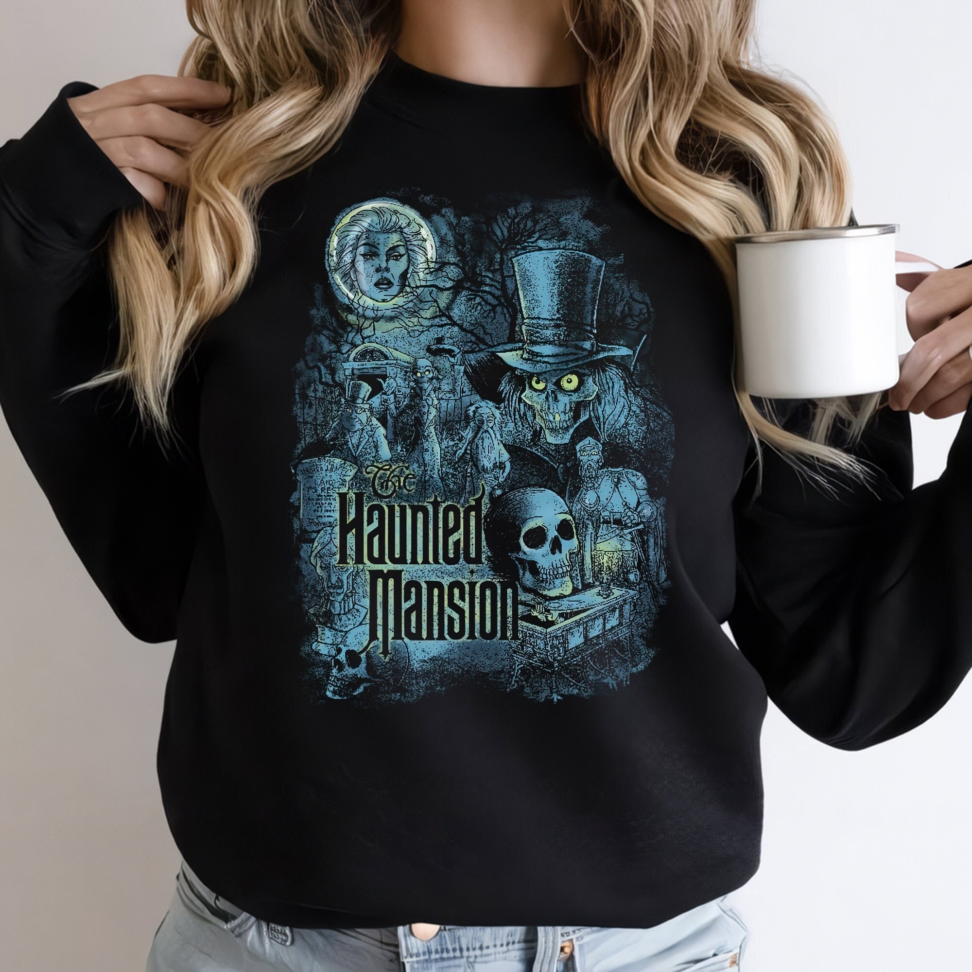 The Haunted Mansion Sweatshirt, Disney Halloween Sweater, Halloween